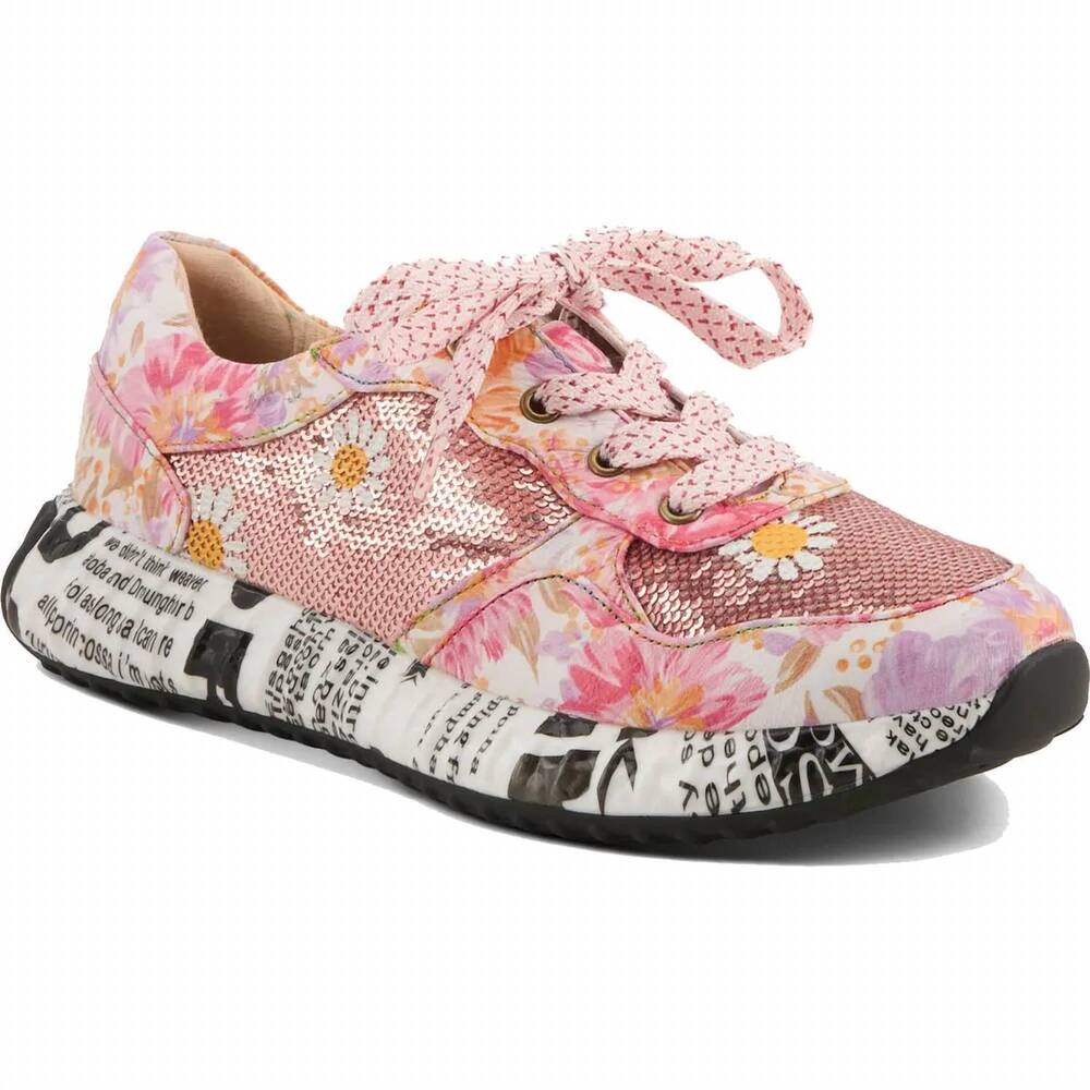NEW SPRING STEP SHOES women's zingy shoe in pink multi